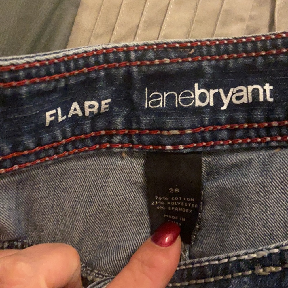 Button pocket flare jeans - Picture 3 of 4